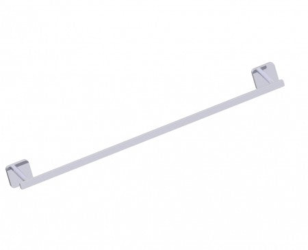 polished chrome towel bar