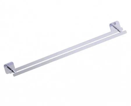 polished chrome towel bar
