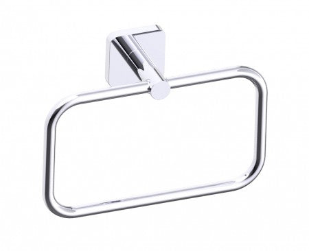 polished chrome towel ring