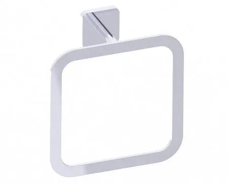 polished chrome towel ring