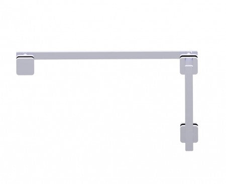 polished chrome door handle
