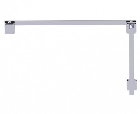 polished chrome door handle