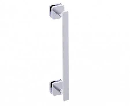 polished chrome door handle
