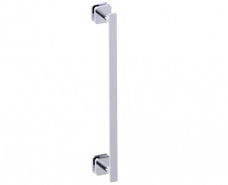 polished chrome door handle