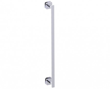 polished chrome door handle