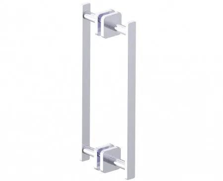 polished chrome door handle