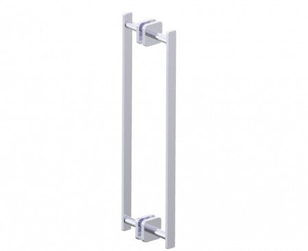 polished chrome door handle