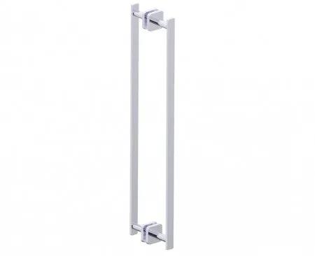 polished chrome door handle
