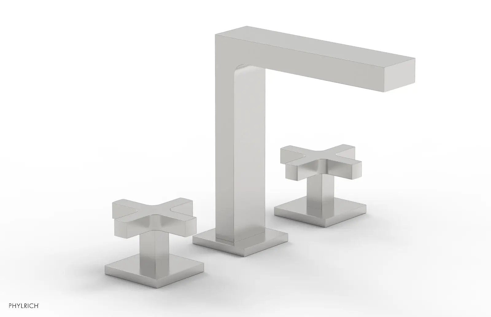 Phylrich CROI Widespread Faucet - High Spout Cross Handles by Phylrich