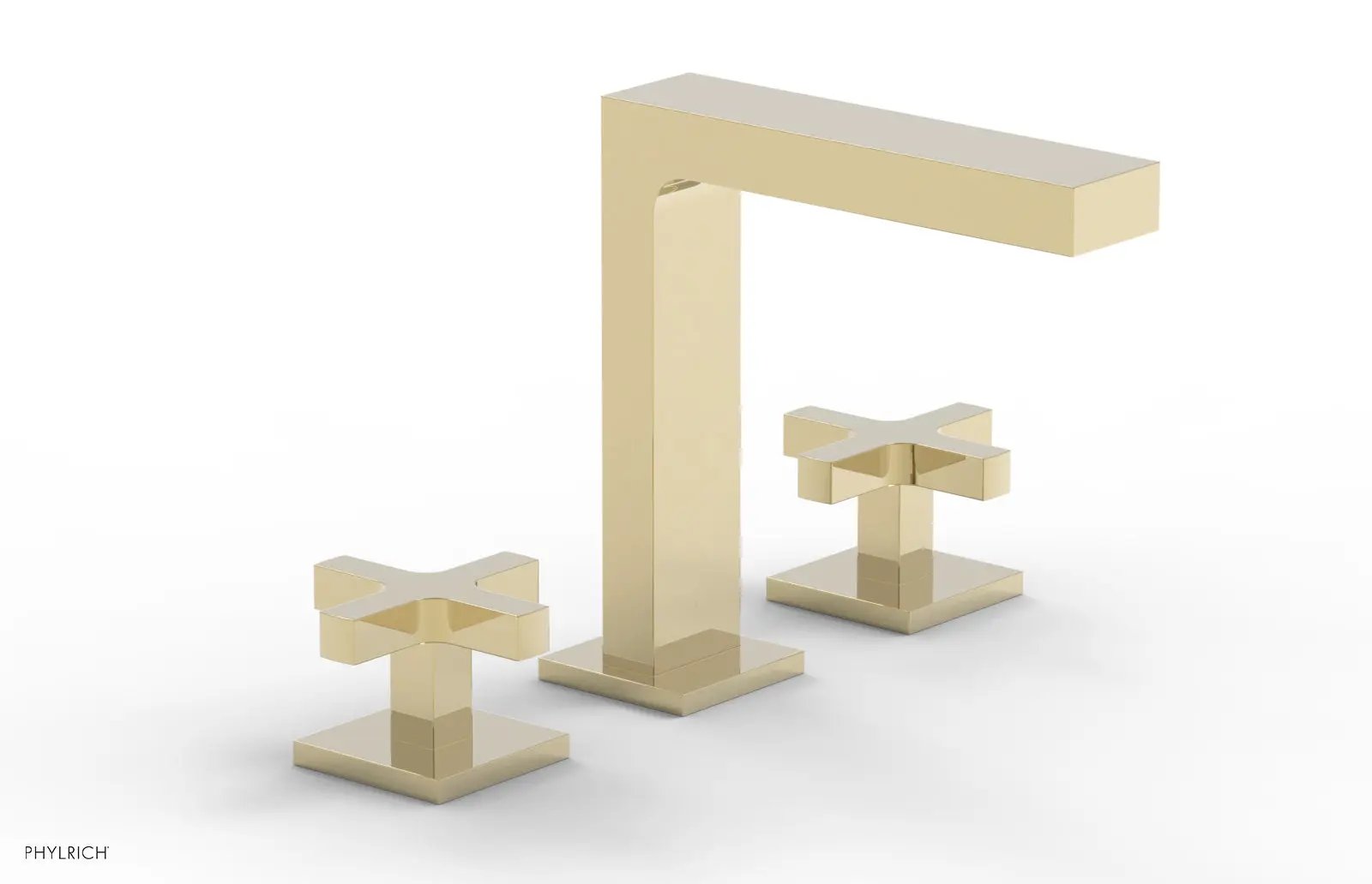 Phylrich CROI Widespread Faucet - High Spout Cross Handles by Phylrich