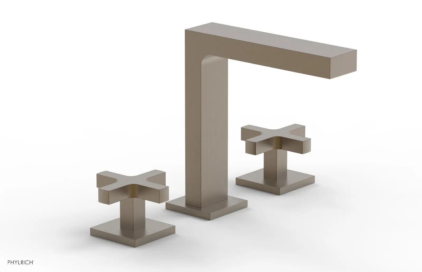 Phylrich CROI Widespread Faucet - High Spout Cross Handles by Phylrich