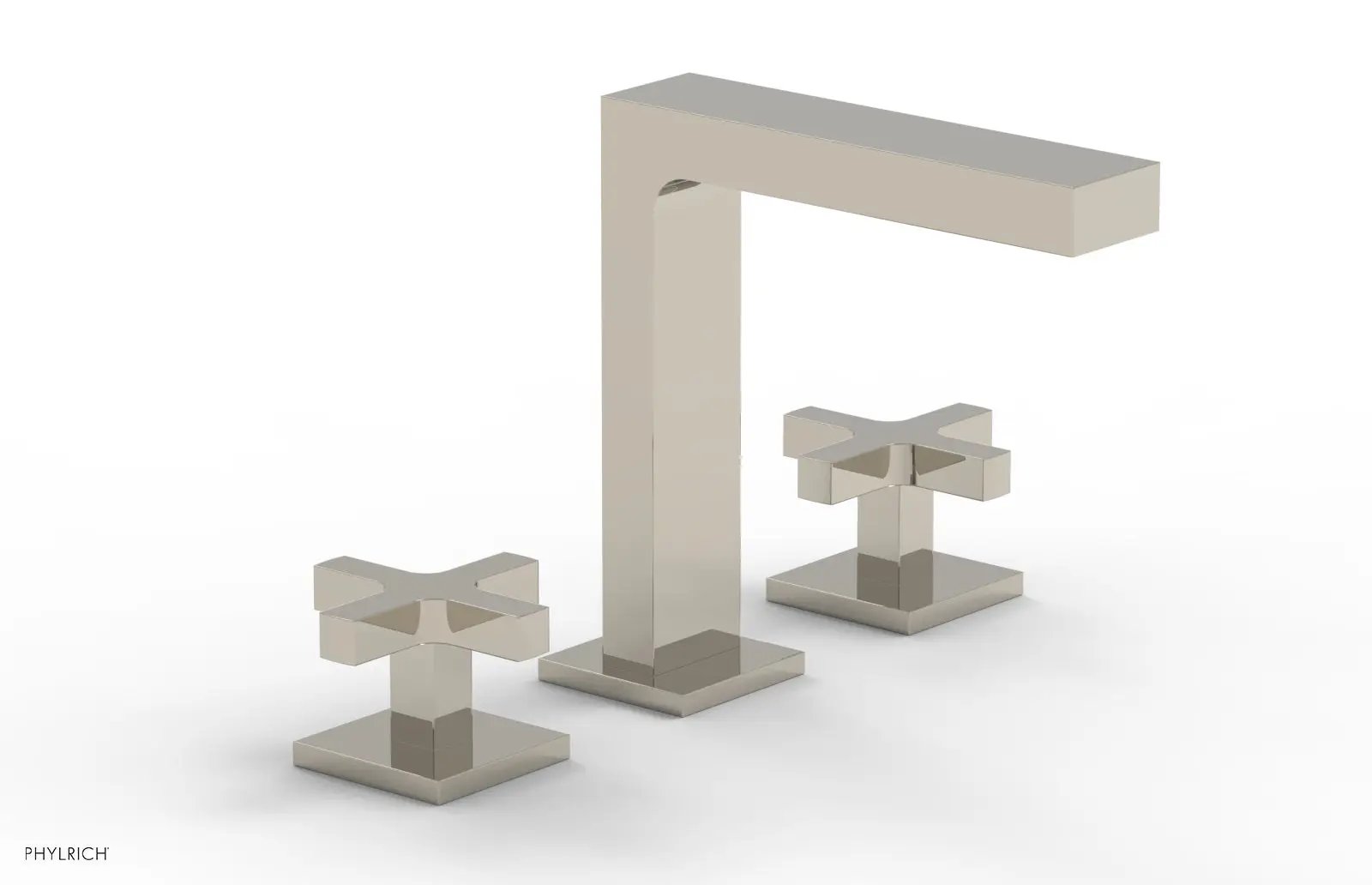 Phylrich CROI Widespread Faucet - High Spout Cross Handles by Phylrich