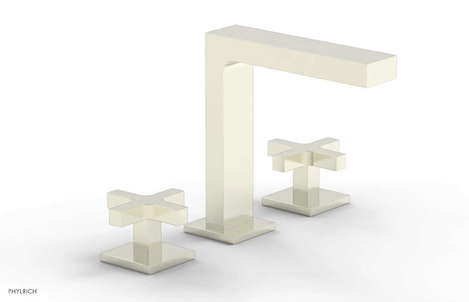 Phylrich CROI Widespread Faucet - High Spout Cross Handles by Phylrich