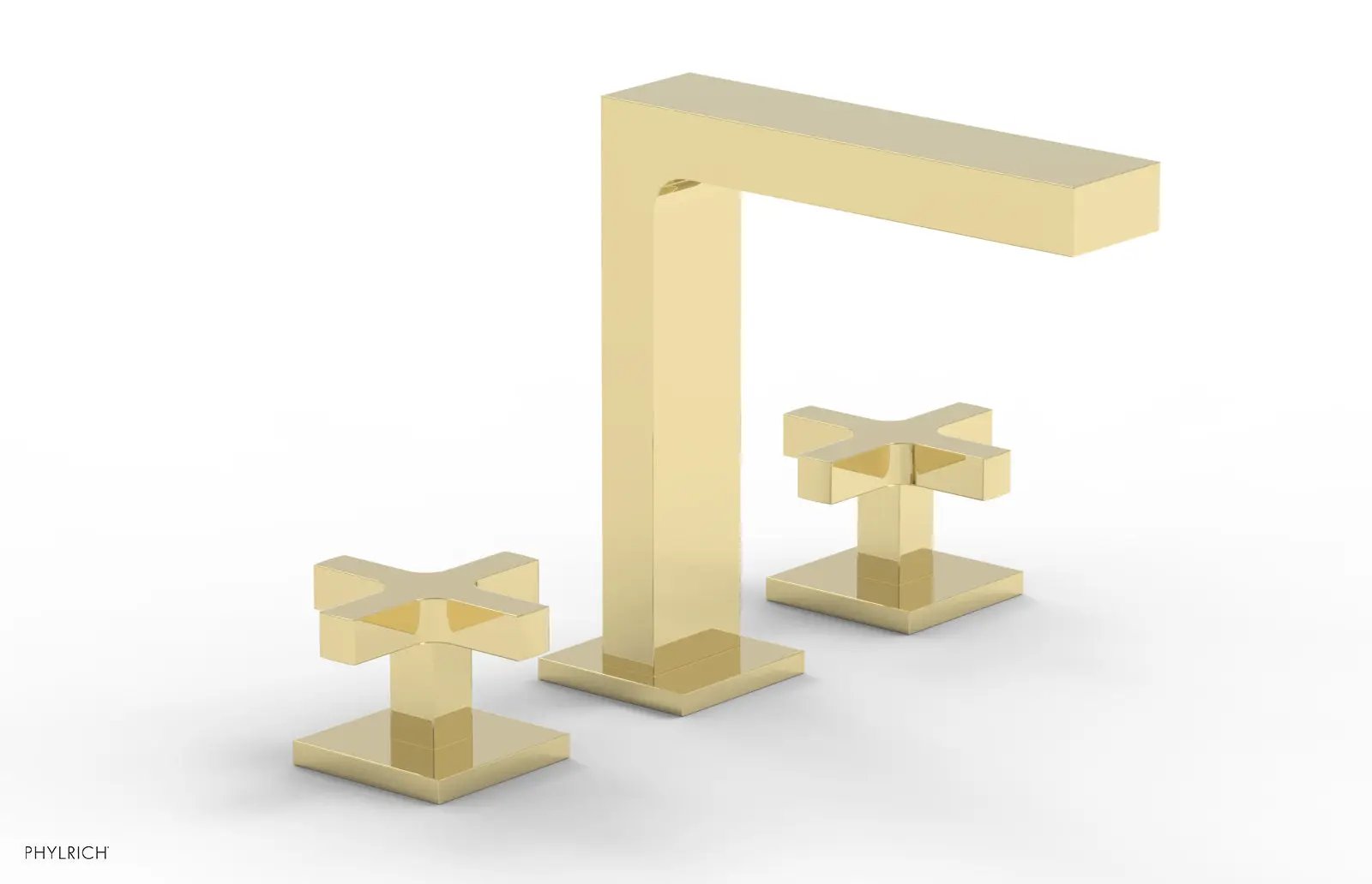 Phylrich CROI Widespread Faucet - High Spout Cross Handles by Phylrich