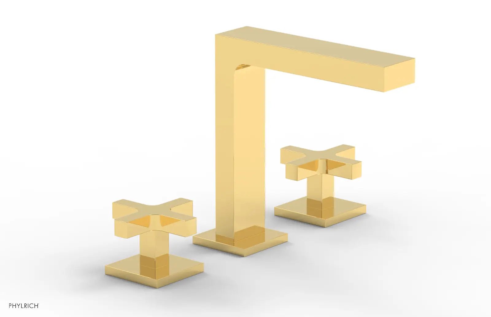 Phylrich CROI Widespread Faucet - High Spout Cross Handles by Phylrich