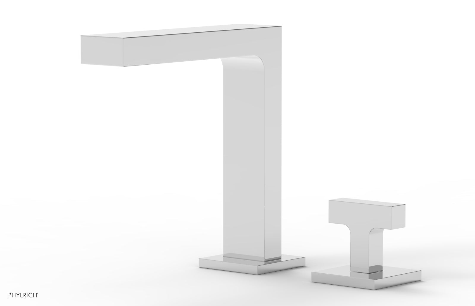 polished chrome faucet