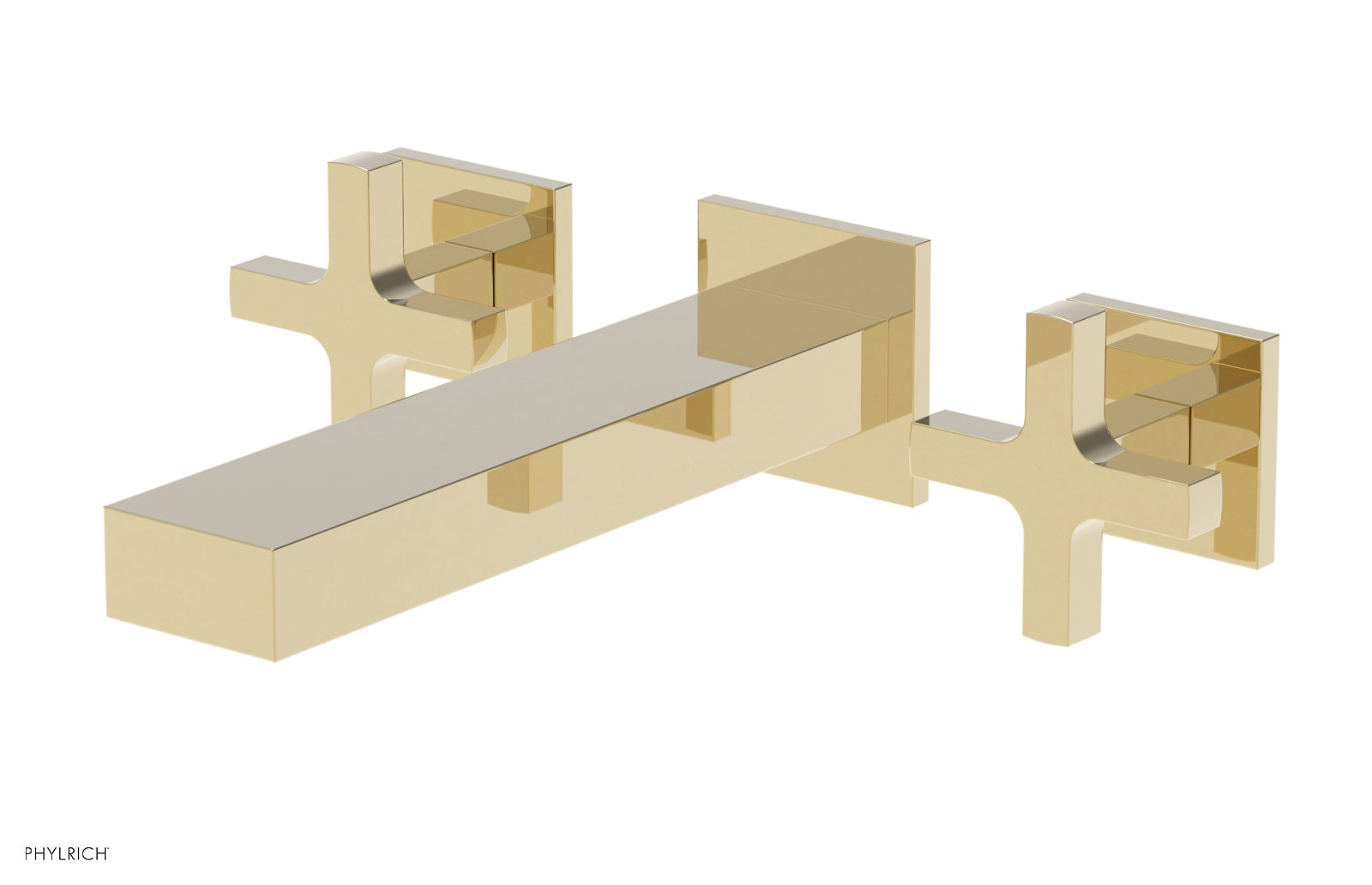 Phylrich CROI Wall Tub Set - Cross Handles by Phylrich