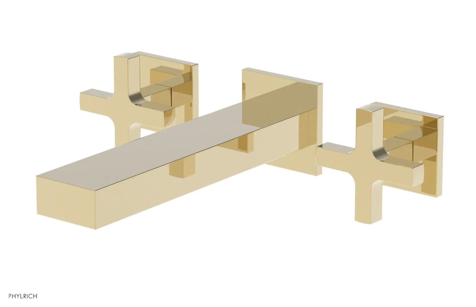 Phylrich CROI Wall Lavatory Set - Cross Handle by Phylrich