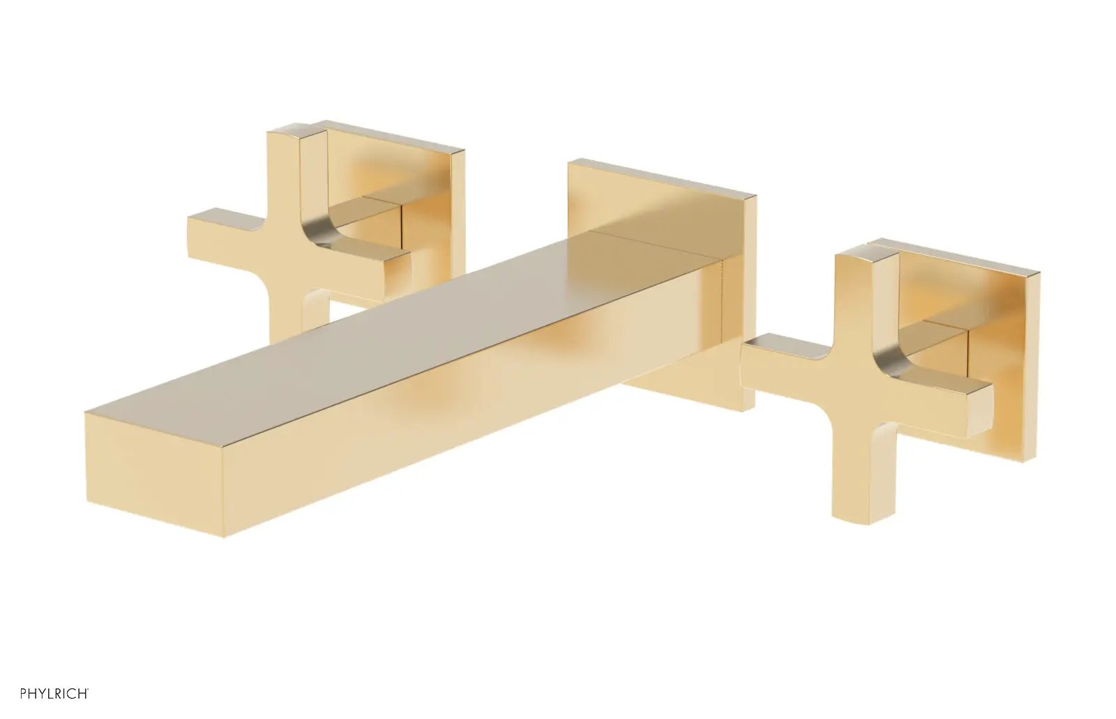 Phylrich CROI Wall Lavatory Set - Cross Handle by Phylrich
