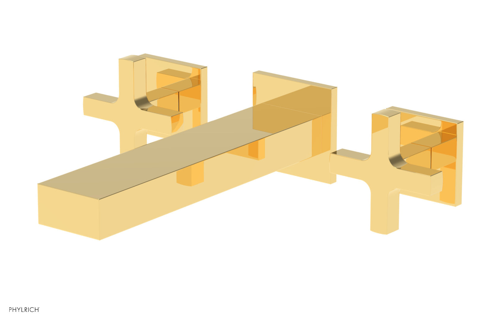 Phylrich CROI Wall Tub Set - Cross Handles by Phylrich