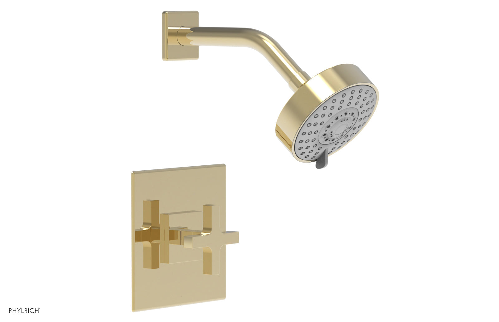 Phylrich CROI Pressure Balance Shower Set - Cross Handle