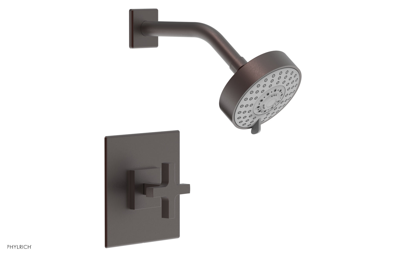Phylrich CROI Pressure Balance Shower Set - Cross Handle