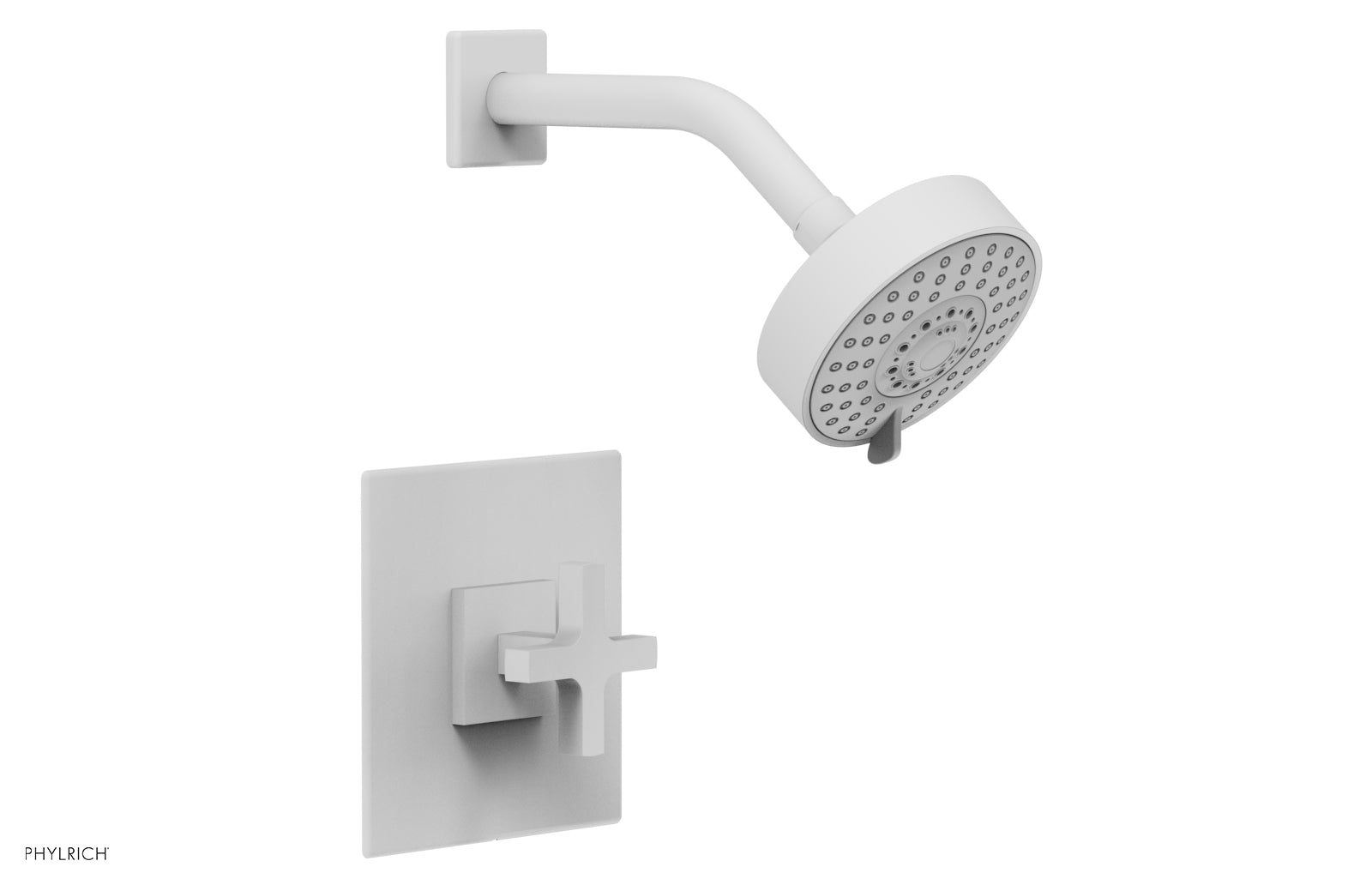 Phylrich CROI Pressure Balance Shower Set - Cross Handle