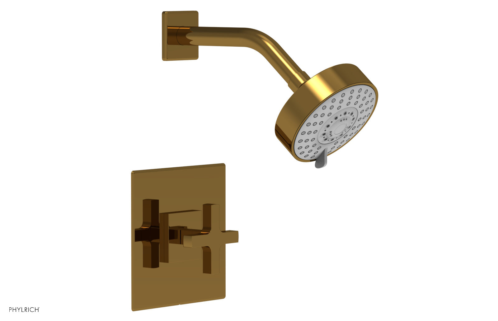 Phylrich CROI Pressure Balance Shower Set - Cross Handle