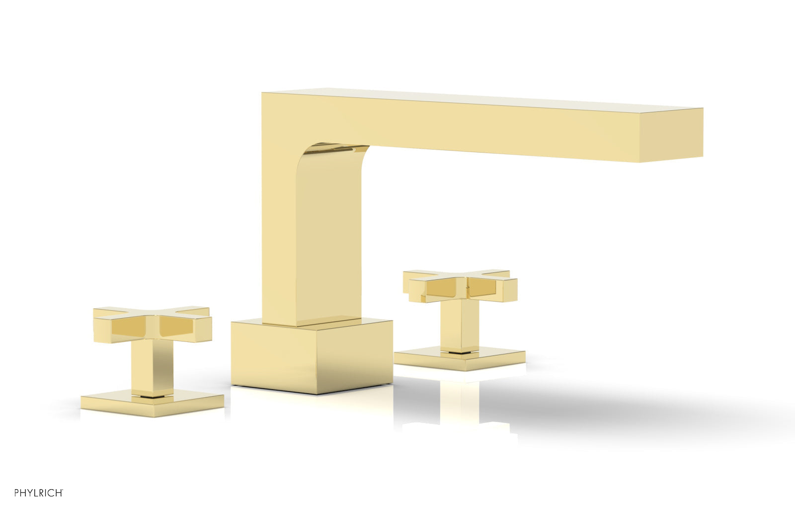 Phylrich CROI Deck Tub Set - Cross Handles