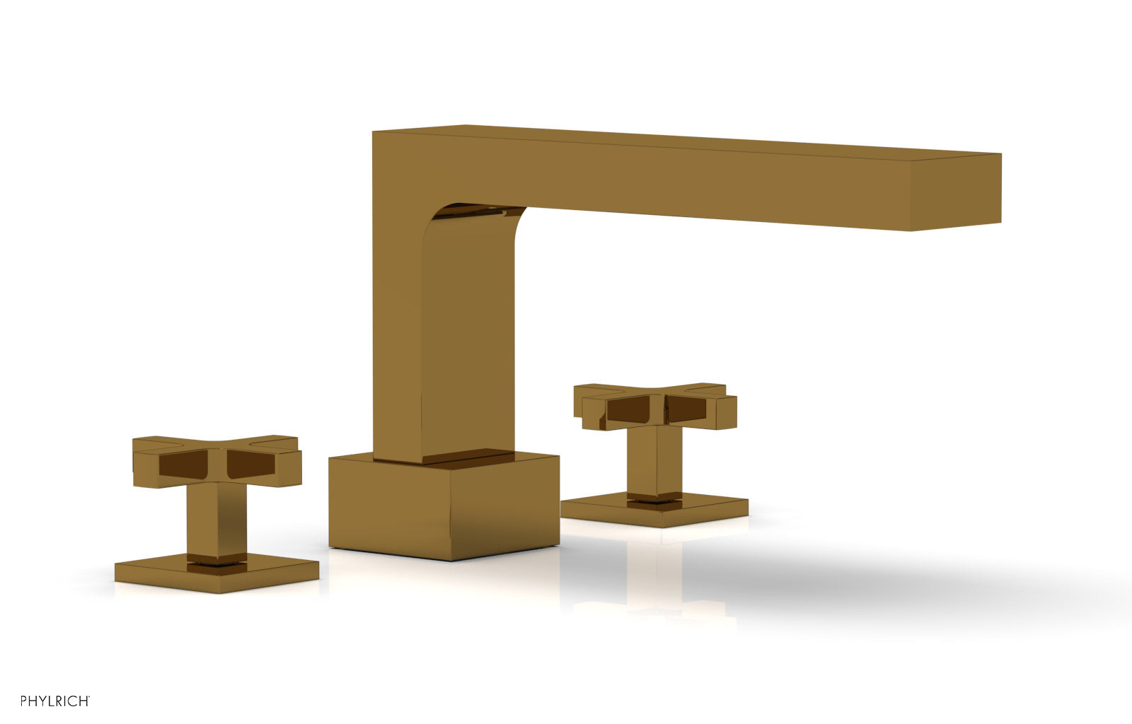 Phylrich CROI Deck Tub Set - Cross Handles