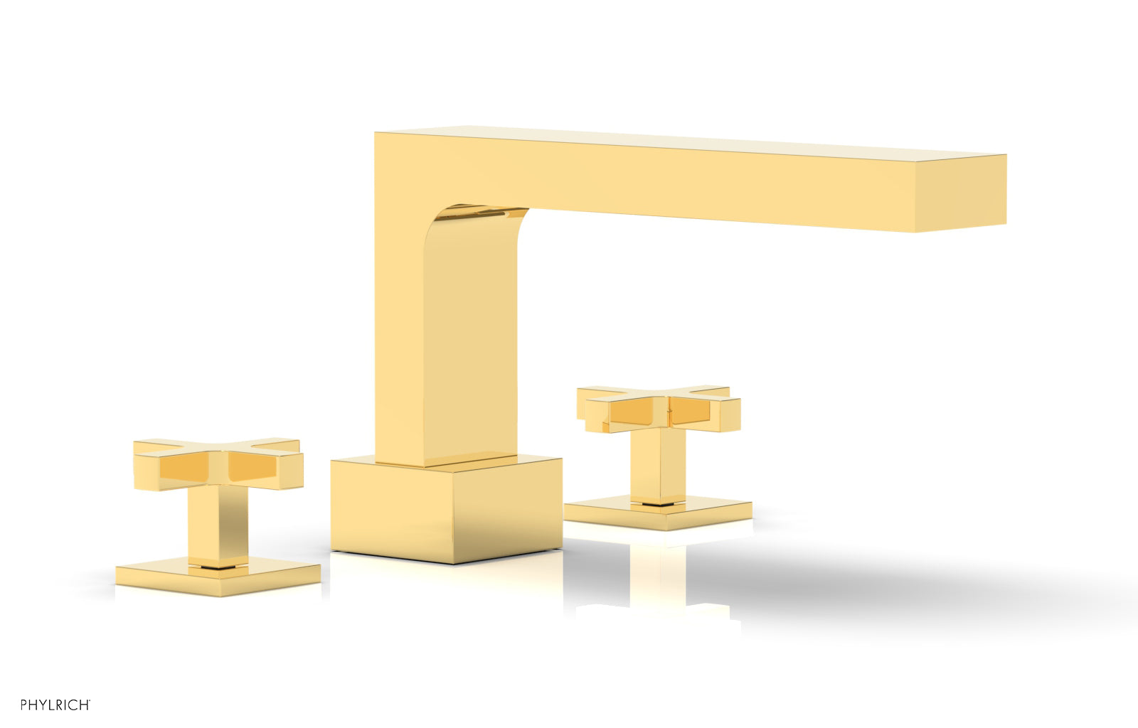 Phylrich CROI Deck Tub Set - Cross Handles