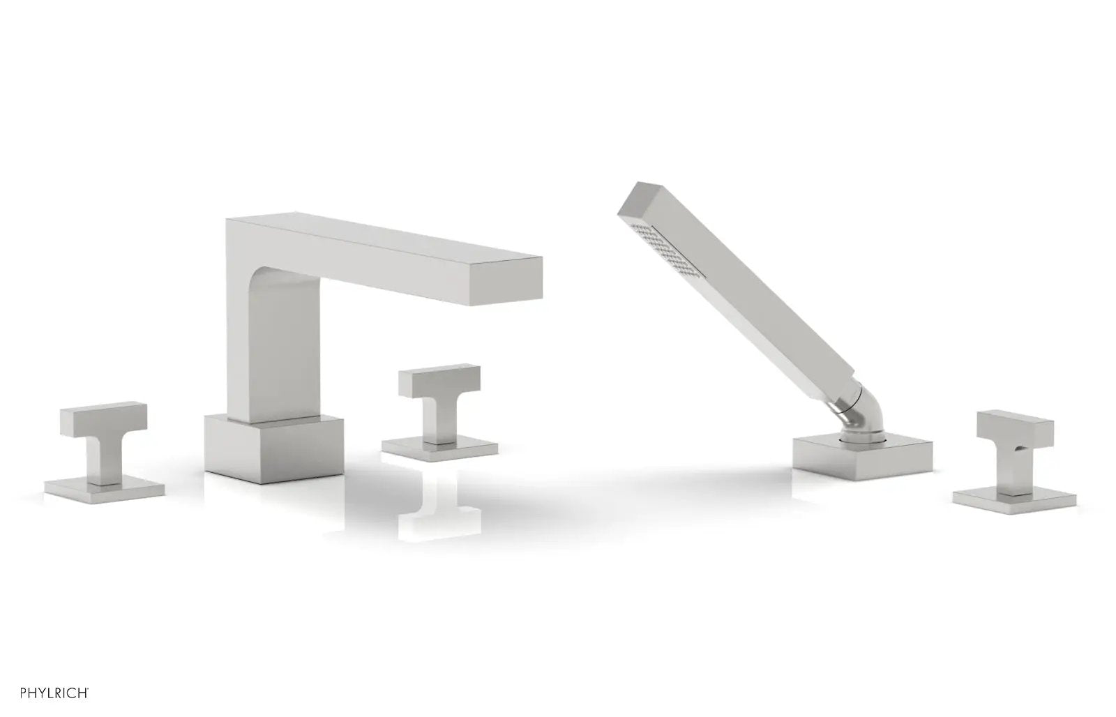 Phylrich CROI Deck Tub Set with Hand Shower - Lever Handles by Phylrich
