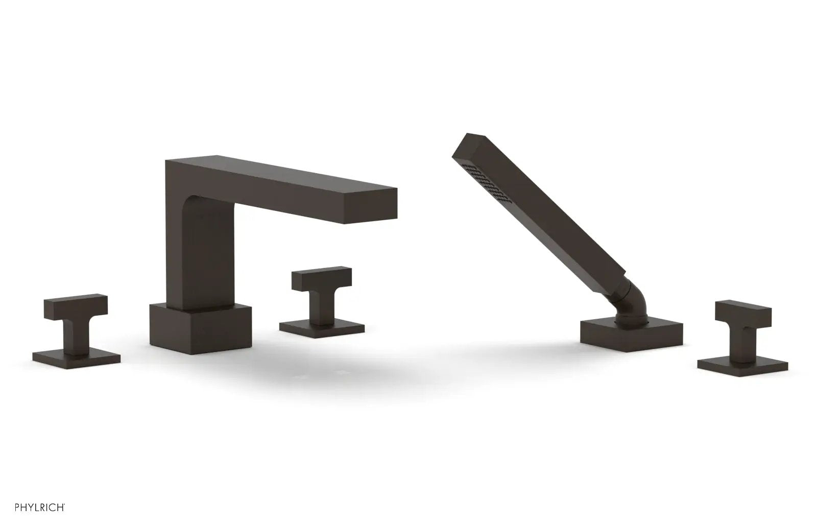 Phylrich CROI Deck Tub Set with Hand Shower - Lever Handles by Phylrich