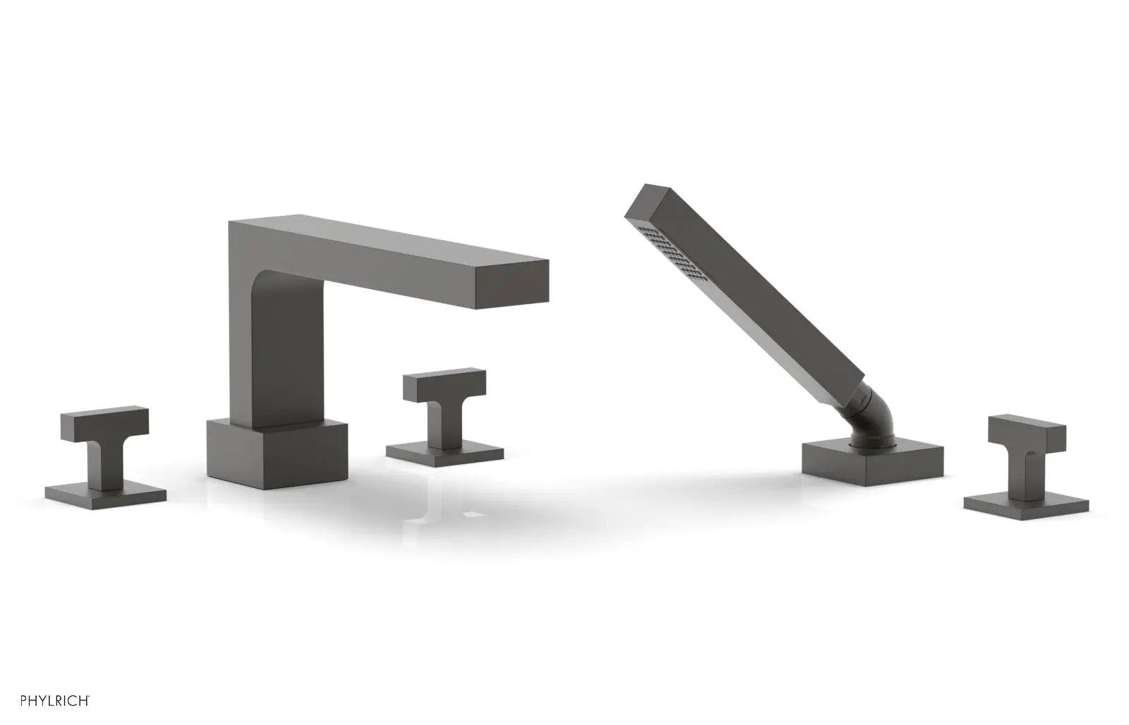 Phylrich CROI Deck Tub Set with Hand Shower - Lever Handles by Phylrich