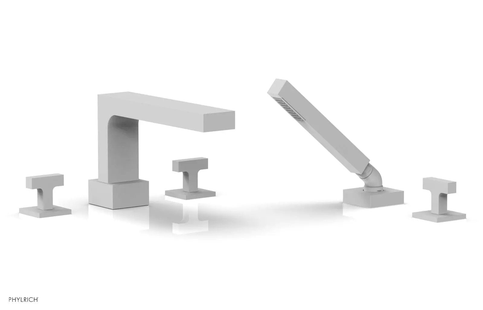 Phylrich CROI Deck Tub Set with Hand Shower - Lever Handles by Phylrich