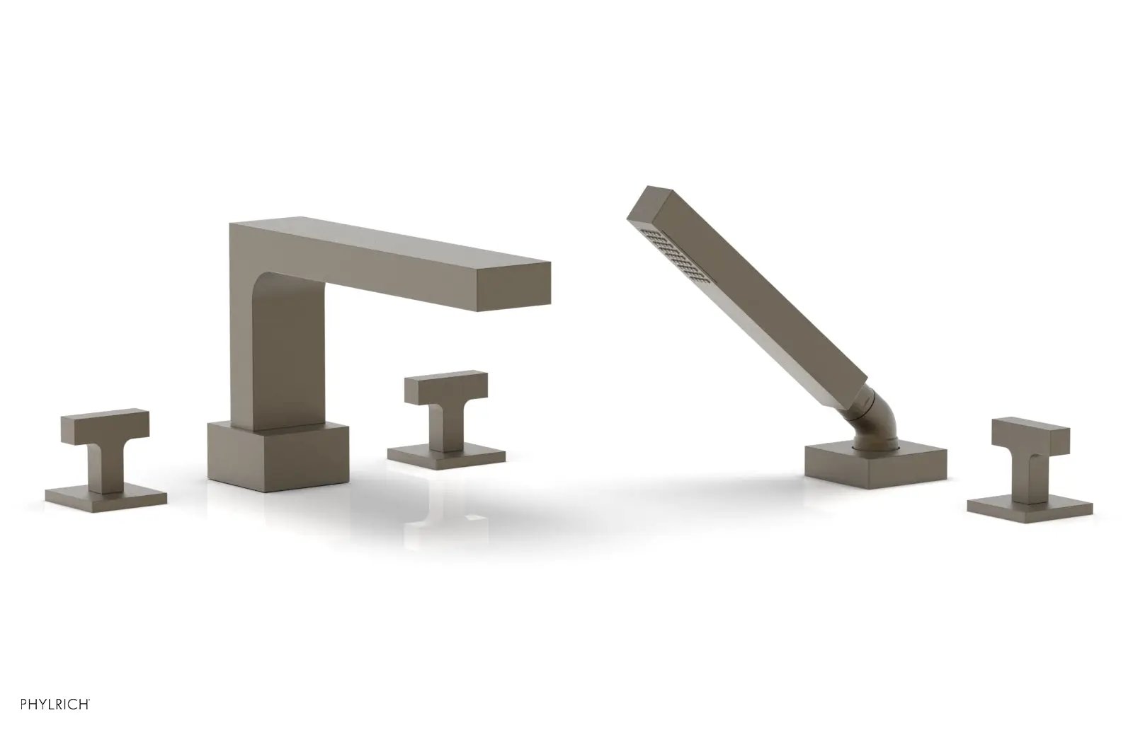 Phylrich CROI Deck Tub Set with Hand Shower - Lever Handles by Phylrich