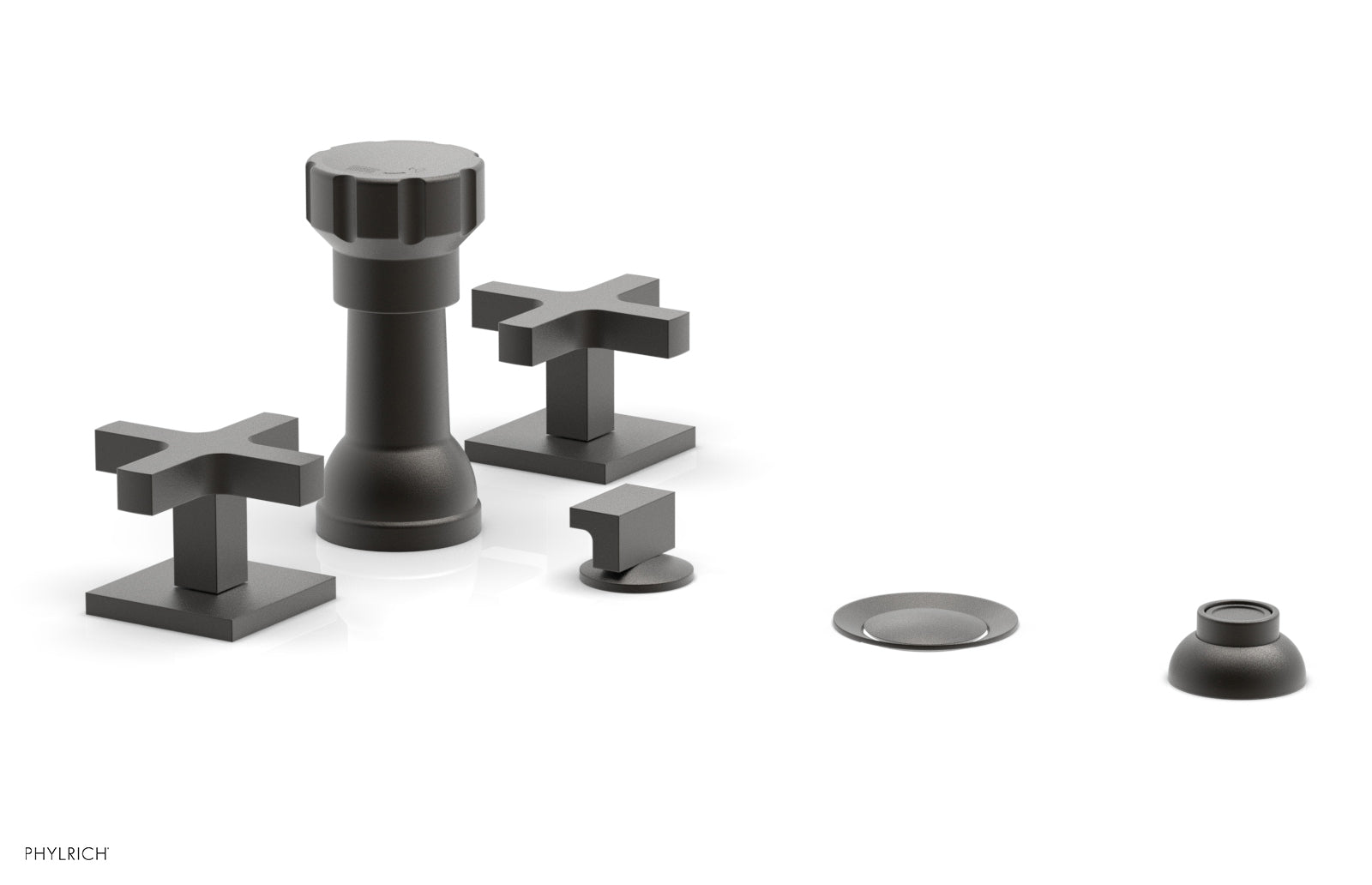 Phylrich CROI Four Hole Bidet Set - Cross Handles by Phylrich