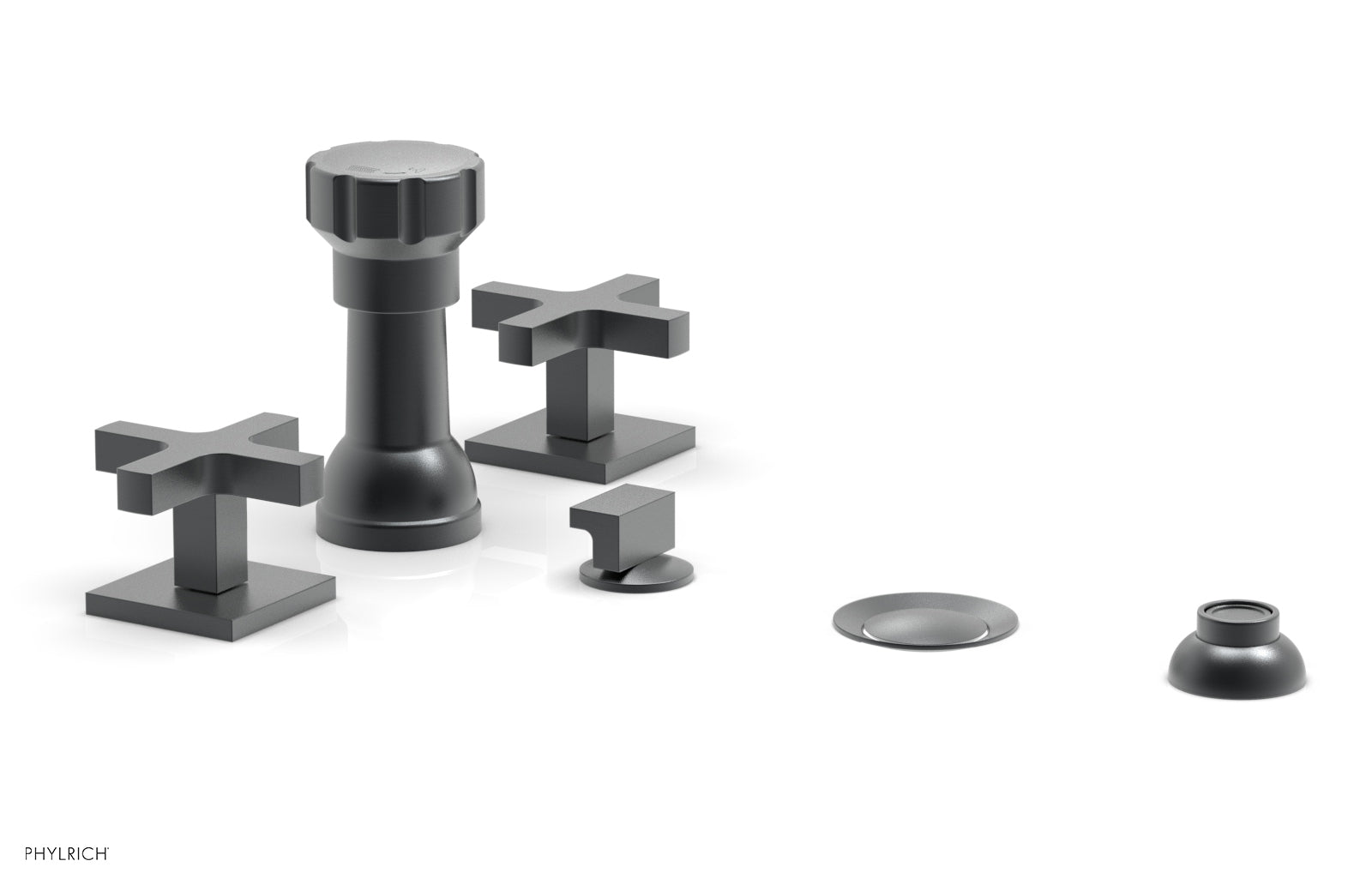 Phylrich CROI Four Hole Bidet Set - Cross Handles by Phylrich