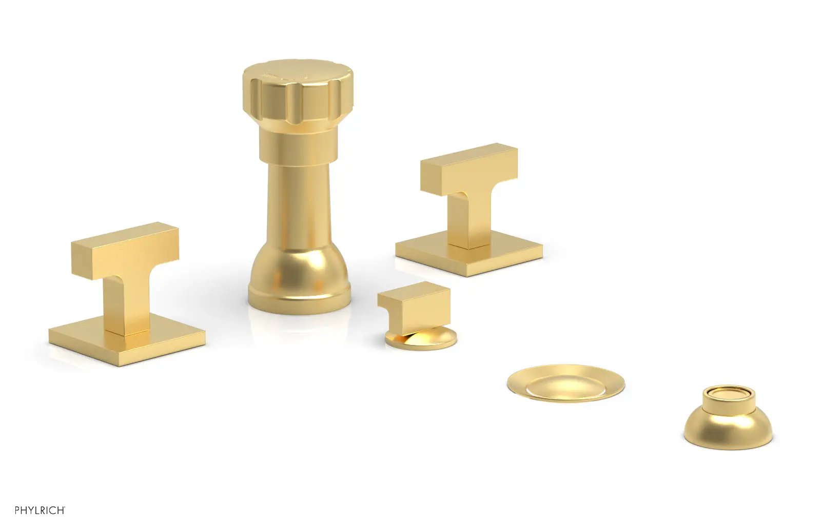 Phylrich CROI Four Hole Bidet Set - Lever Handles by Phylrich