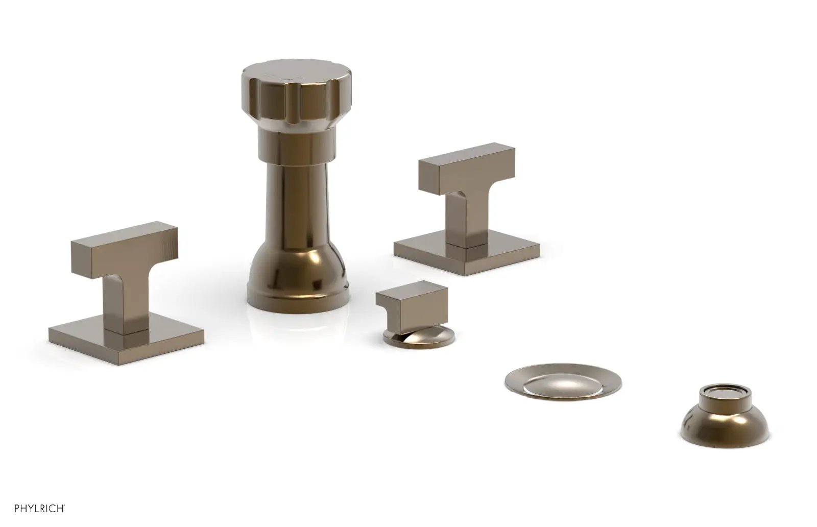 Phylrich CROI Four Hole Bidet Set - Lever Handles by Phylrich
