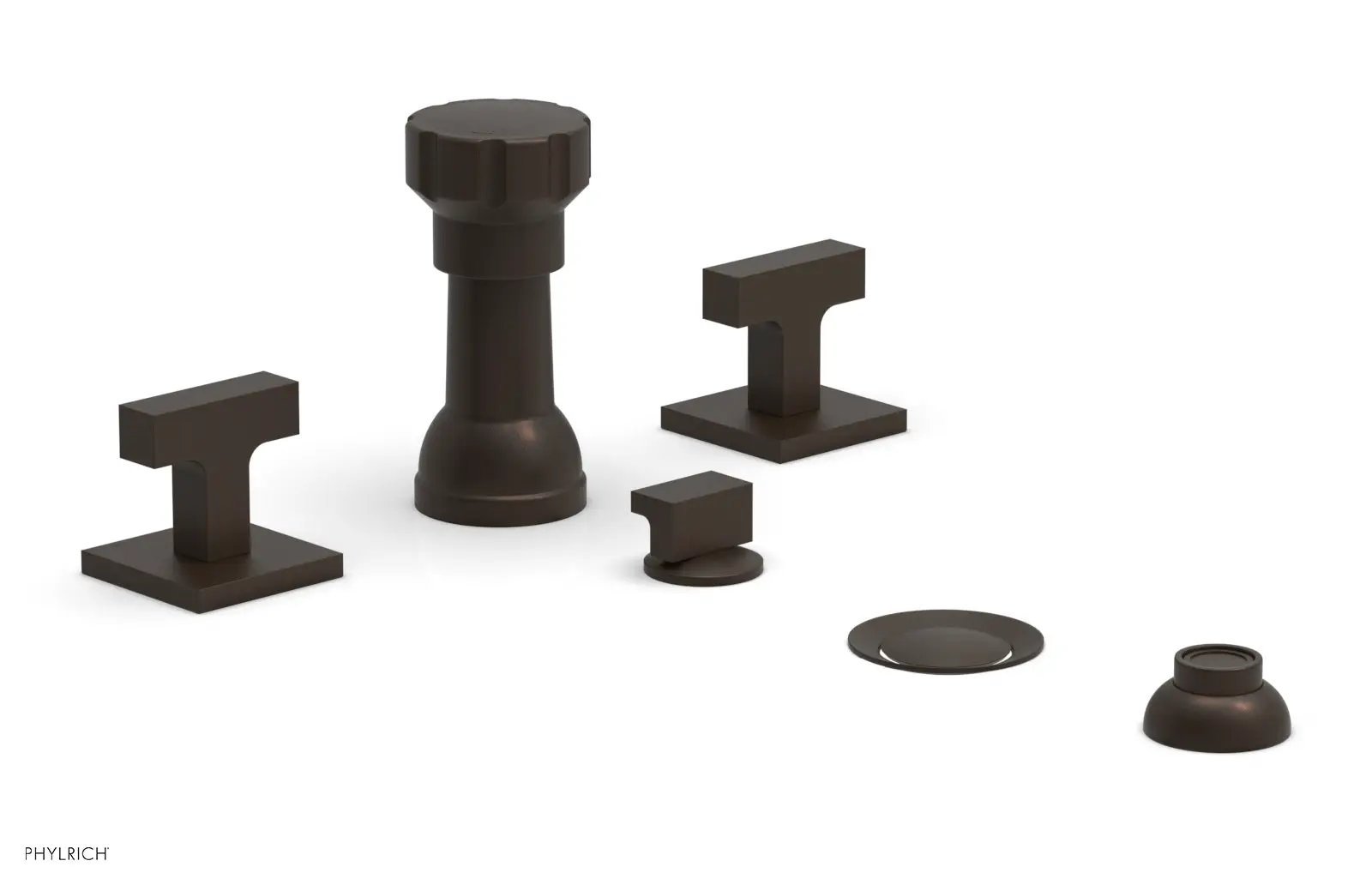 Phylrich CROI Four Hole Bidet Set - Lever Handles by Phylrich