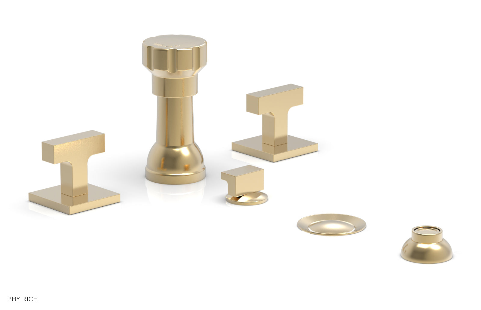 Phylrich CROI Four Hole Bidet Set - Lever Handles