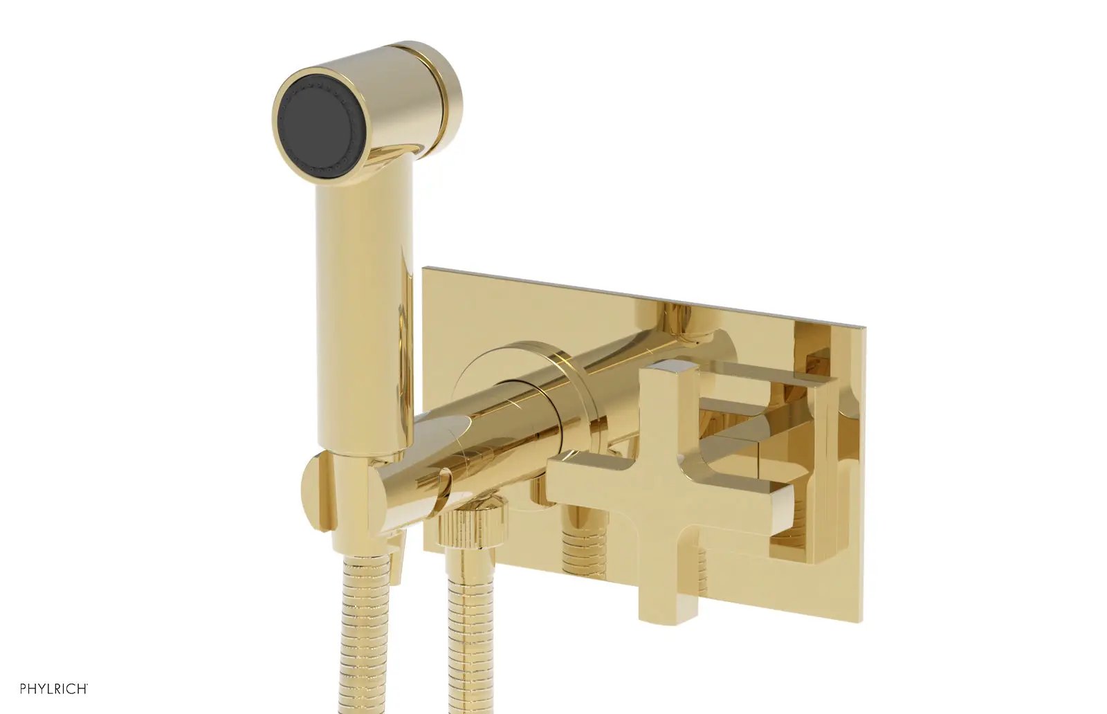 Phylrich CROI Wall Mounted Bidet - Cross Handle by Phylrich