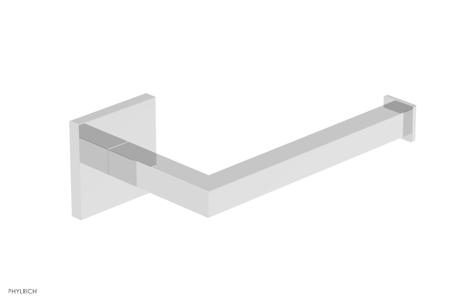 polished chrome paper holder