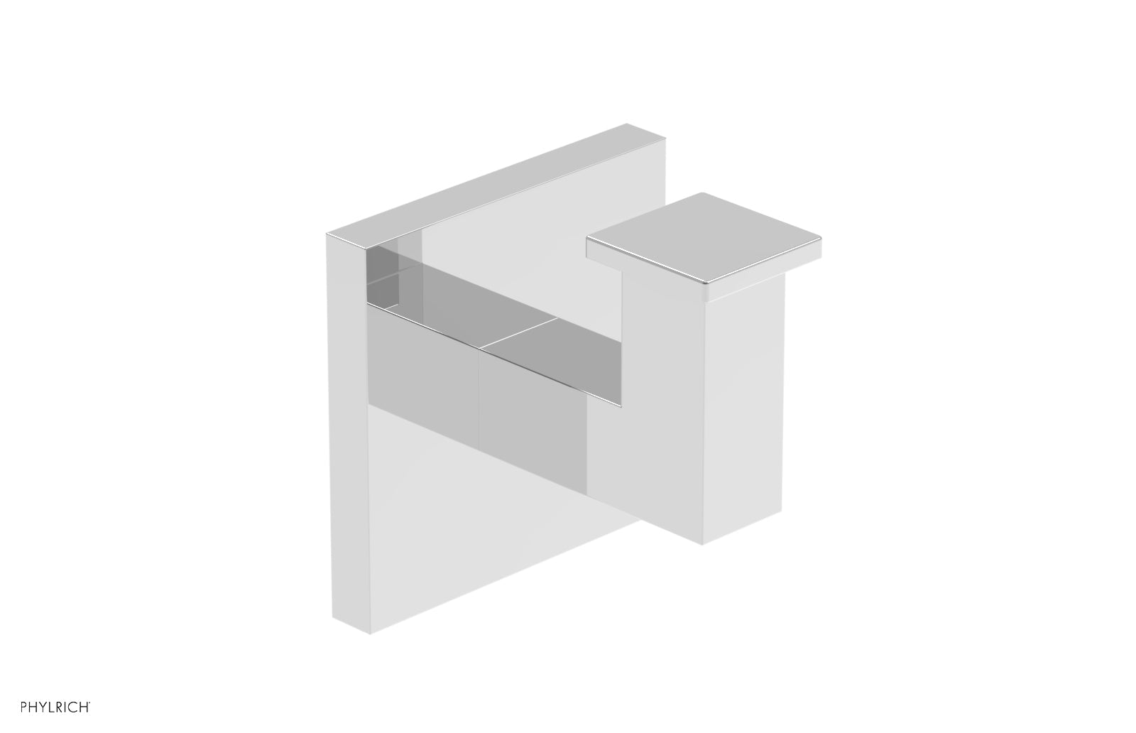 polished chrome robe hook