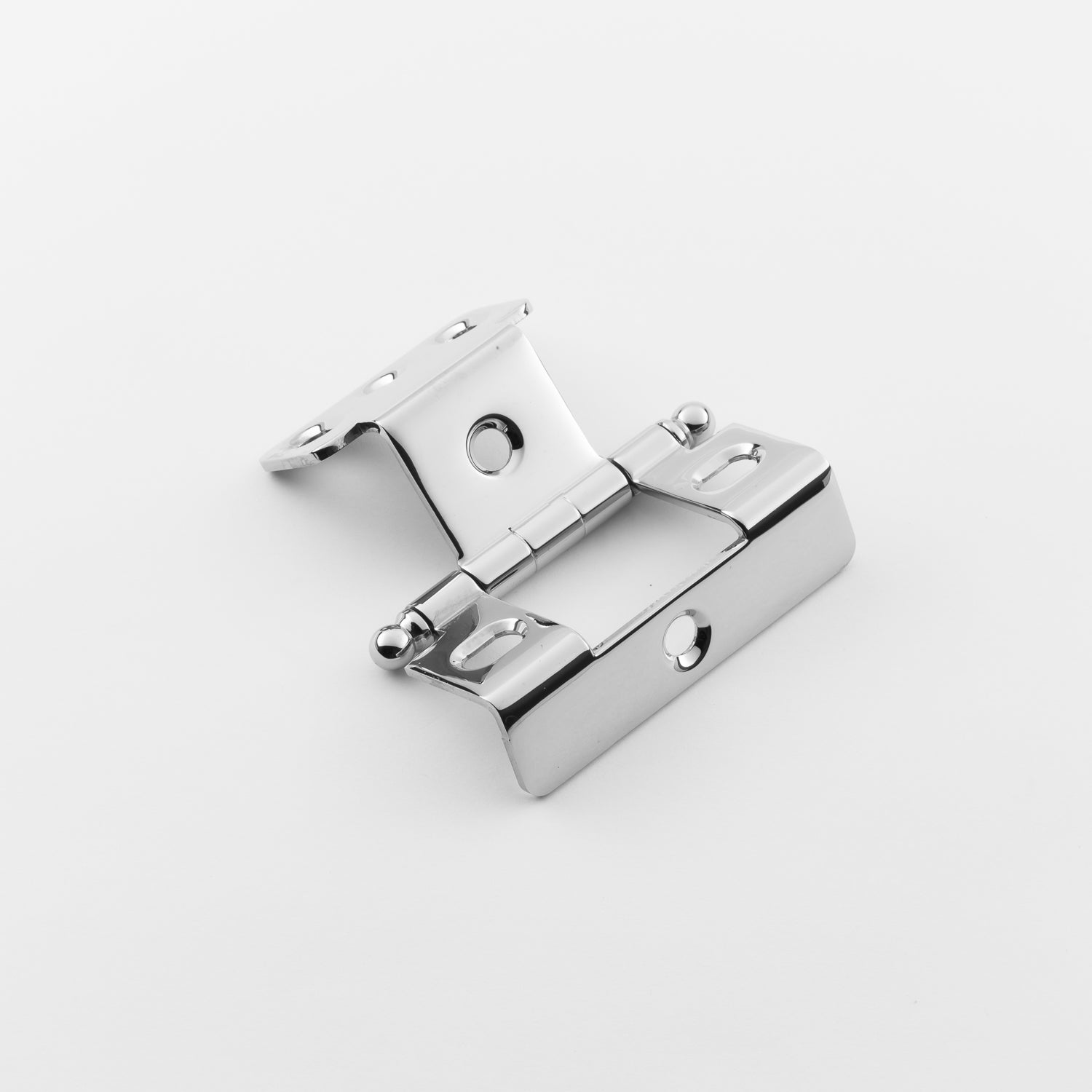 polished chrome hinge