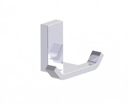 polished chrome robe hook