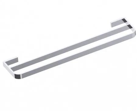 polished chrome towel bar