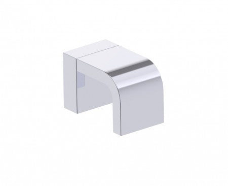 polished chrome door handle