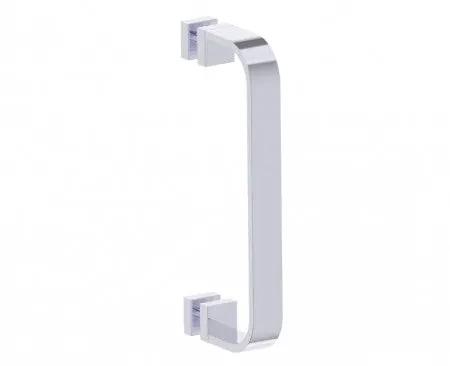 polished chrome door handle